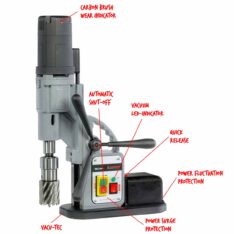 Euroboor VAC.50s+ Vakuumbormaskin (Ø12-50)