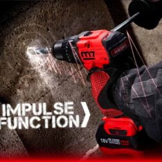 Mighty Seven borskrutrekker m/impuls børsteløs 18V/5.0Ah