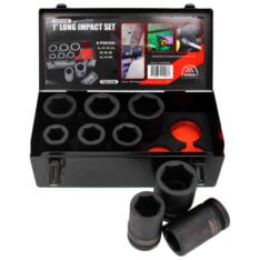 Tecos Kraftpipesett 1" lange (9 deler)