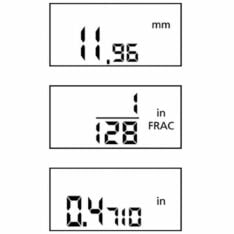 Diesella Digital Skyvelære m/brøk