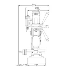 Euroboor ECO.100S+/CT Magnetbormaskin