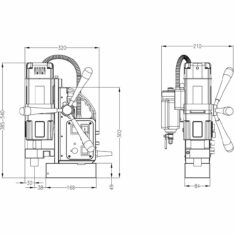 Euroboor ECO.50+/T Magnetbormaskin