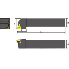 Stålholder Gjenging SER