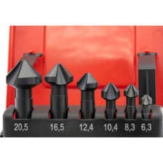 Forsenkersett (6,3-20,5) for rustfritt stål